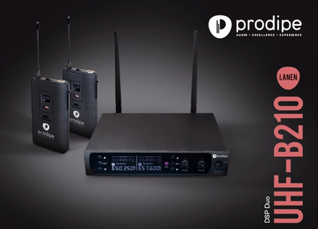 Prodipe B210DUO DSP UHF wireless system